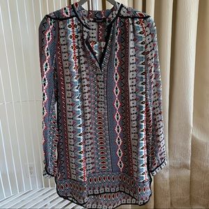 Tolani Aztec Silk Dress